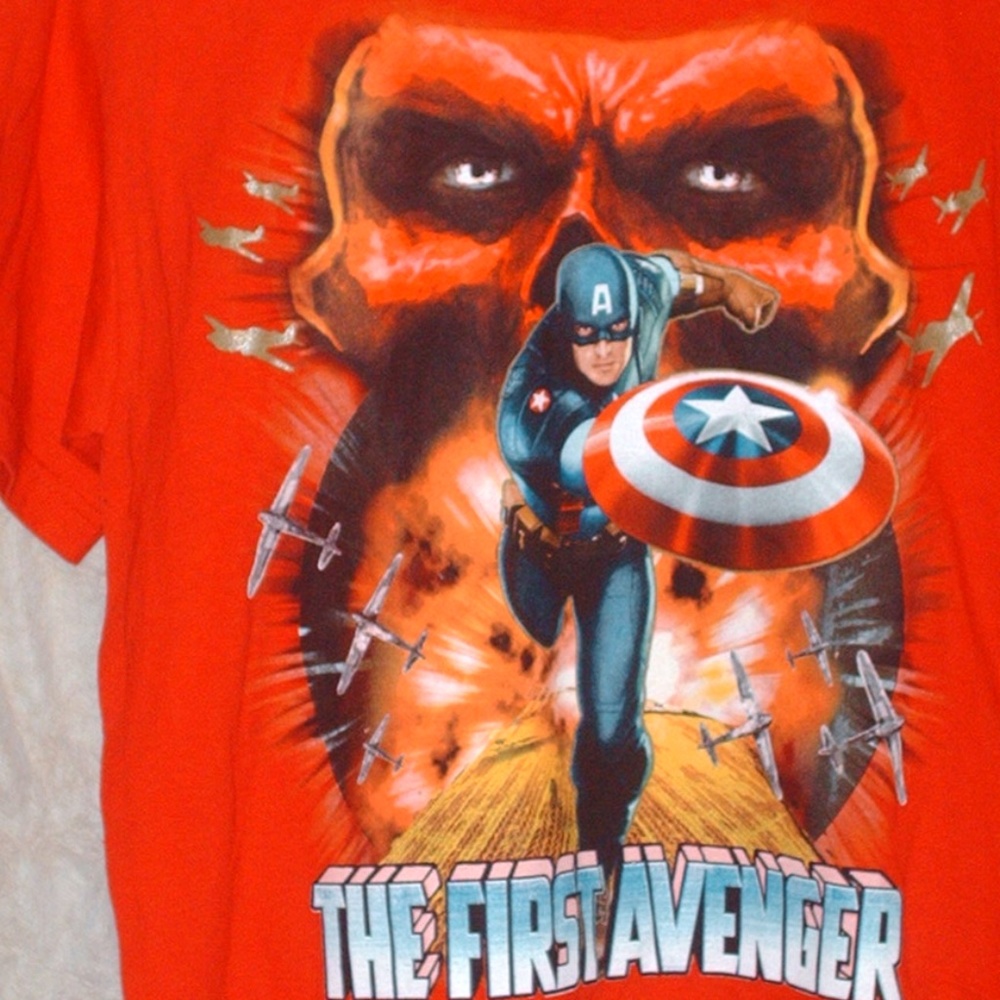 Captain America The First Avenger boys T-shirt - Picture 3 of 5